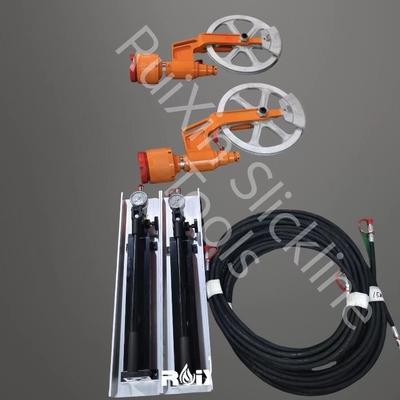 0.108 pulgadas 0.125 pulgadas caja de relleno hidráulico de alambre y bomba manual y manguera equipo de control de presión