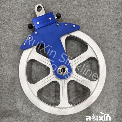 Polea de heno para cable de 16 pulgadas, carga segura para línea de cable, equipo de control de presión