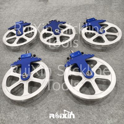 Polea de heno para cable de 16 pulgadas, carga segura para línea de cable, equipo de control de presión