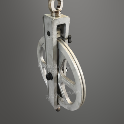 Pulley de heno de cable 12 pulgadas 20 pulgadas Carga segura 50KN Equipo de superficie de línea lisa