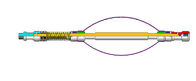 Secuencia de la herramienta del cable metálico del centralizador de la primavera del cable metálico
